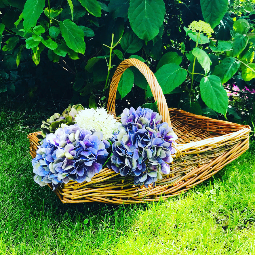 Traditional willow garden trug in two sizes