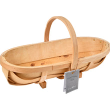 Load image into Gallery viewer, Traditional wooden harvest trug in two sizes
