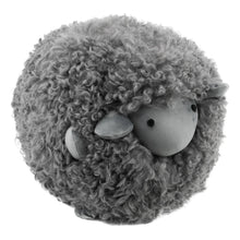 Afbeelding in Gallery-weergave laden, Little Lamb, grey sheepskin stool
