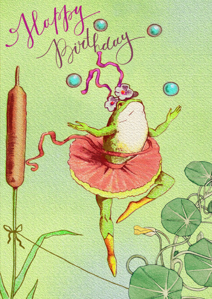 Tightrope Dancer - Birthday card