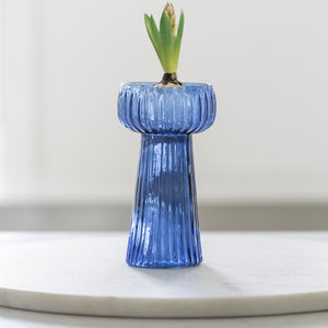 Ribbed Hyacinth vase