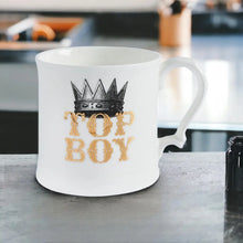 Carica l&#39;immagine nel visualizzatore di Gallery, Top Boy, fine bone china boxed mug
