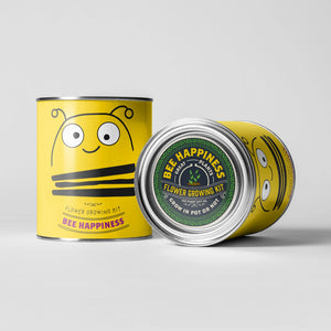 Big Bee Happiness. Eco grow your Own plant, gardening kit.