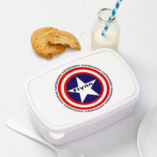 Load image into Gallery viewer, Personalised kids superhero lunch box
