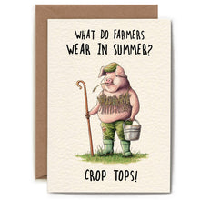 Charger l'image dans la galerie, Greetings card - Crop Top Card - Farmer Card
