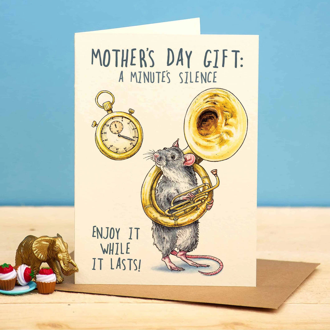 A minutes silence - Mothers Day card
