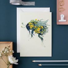 Load image into Gallery viewer, The bumble bee greeting card
