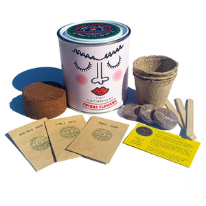 Frida's Flowers. Eco grow your Own plant, gardening kit.