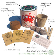 Load image into Gallery viewer, Seeds of Love. Eco grow your Own plant, gardening kit.
