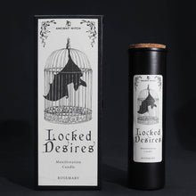 Load image into Gallery viewer, Locked Desires - scented ritual candle
