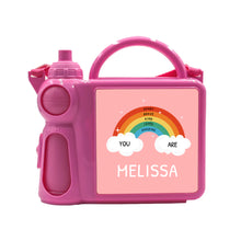 Carica l&#39;immagine nel visualizzatore di Gallery, Personalised kids lunch boxes with water bottle

