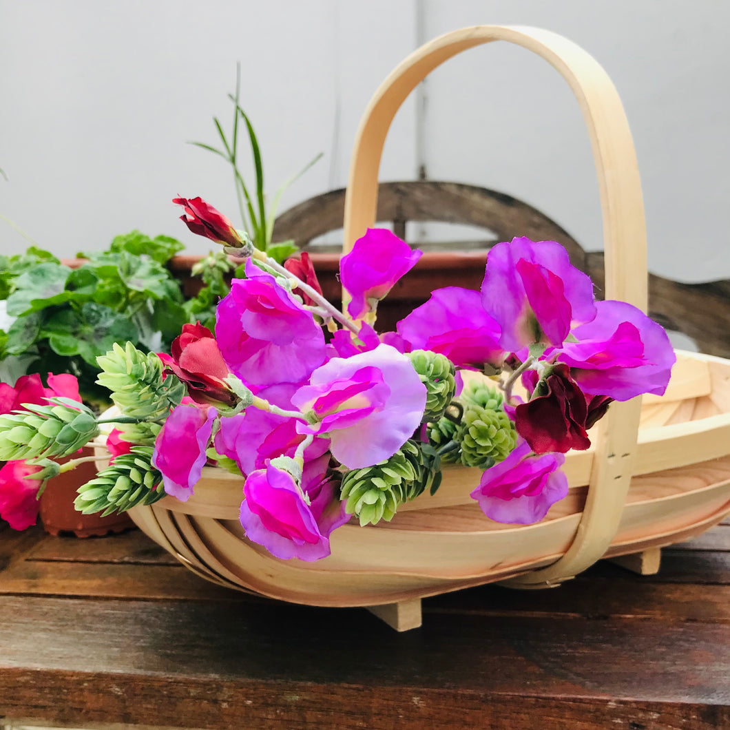 Traditional Suffolk garden trugs