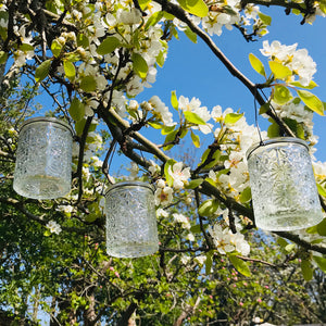 Mini tealight glass lantern