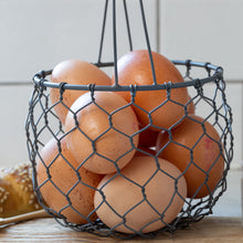 Afbeelding in Gallery-weergave laden, Round wire egg basket
