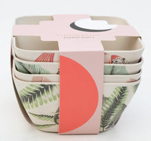 Load image into Gallery viewer, Yvonne Ellen sets of four melamine square bowls
