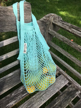 Afbeelding in Gallery-weergave laden, Reusable short handled string Turtle bag
