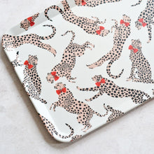 Load image into Gallery viewer, Yvonne Ellen bamboo cheetah tray

