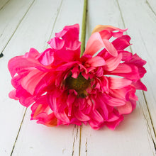 Load image into Gallery viewer, Pink faux Chrysanthemum stem
