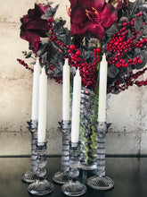 Load image into Gallery viewer, Large smoked grey candlestick
