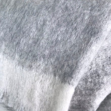 Load image into Gallery viewer, Super soft gray fringed throw
