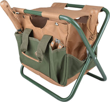 Carica l&#39;immagine nel visualizzatore di Gallery, Garden tool stool &amp; bag in green

