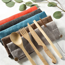 Load image into Gallery viewer, Reusable Bamboo cutlery
