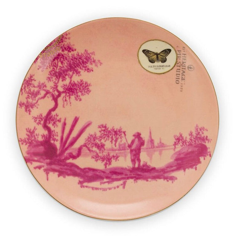 Heritage from Pip Studio, pink plate