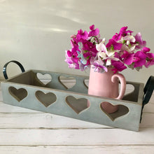 Load image into Gallery viewer, Wooden planter tray in grey or white

