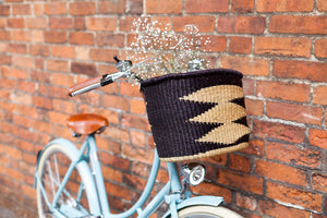 Hand woven bicycle basket - Ayme