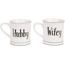 Load image into Gallery viewer, Hubby &amp; Wifey mugs
