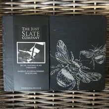 Load image into Gallery viewer, Slate place mats set - etched bee
