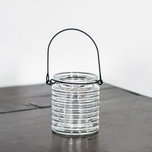 Carica l&#39;immagine nel visualizzatore di Gallery, Tealight glass lanterns set of six
