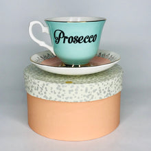Charger l&#39;image dans la galerie, Yvonne Ellen fine china &quot;PROSECCO&quot; tea cup &amp; saucer
