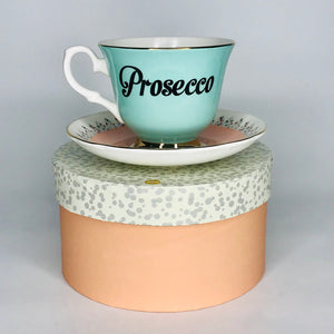 Yvonne Ellen fine china "PROSECCO" tea cup & saucer