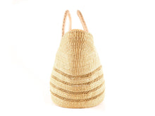 Load image into Gallery viewer, Bolga market basket woven from elephant grass
