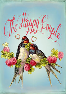 The happy couple - Wedding card